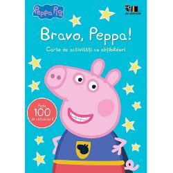 Carte bazat&259; pe serialul TV Peppa PigAceast&259; carte amuzant&259; cu ab&355;ibildurieste perfect&259; pentru &icirc;ncurajarea micu&539;ilor s&259; se poartefrumos Exersa&355;i cu ajutorul ei activit&259;&539;i zilnice obi&351;nuitecum ar fi &icirc;mbr&259;catul sau sp&259;latul pe din&539;i&nbsp;&Icirc;n interior ve&539;i g&259;si chiar &537;i un tabel care s&259;-i ajute pe ceimici s&259;-&351;i 