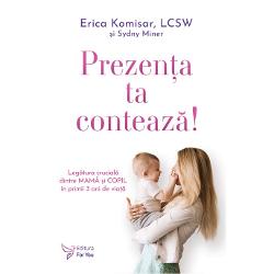 Cartea esen&539;ial&259; despre cea mai important&259; prezen&539;&259; din via&539;a noastr&259;Reputata psihanalist&259; Erica Komisar pledeaz&259; pentru prezen&539;a emo&539;ional&259; &537;i fizic&259; a mamei &icirc;n via&539;a copilului ei &icirc;n special &icirc;n primii lui 3 ani cresc&acirc;ndu-i astfel &537;ansele de a cre&537;te s&259;n&259;tos fericit sigur pe sine &537;i rezilient Plin&259; de compasiune &537;i concentrat&259; deopotriv&259; 