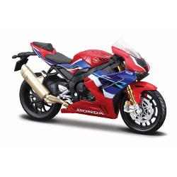 Traieste experienta supersport la scara redusa cu aceasta motocicleta in miniatura HONDA CBR 100 RR parte din gama exclusivista Maisto Special Edition Reprodusa la scara 118 aceasta replica surprinde perfect spiritul unei legende pe doua roti recunoscuta pentru viteza agilitate si designul agresiv Construita din metal turnat die-cast cu elemente din plastic de calitate motocicleta impresioneaza prin atentia la detalii carenaj aerodinamic motor fin conturat suspensii realiste si 
