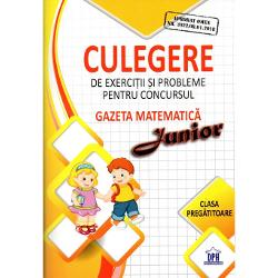 Avizat OMEN Nr 302208012018 Culegerea de exerci&539;ii &537;i probleme pentru concursul Gazeta Matematic&259; Junior aduce provoc&259;ri noi pentru aprofundarea cuno&537;tin&539;elor matematice care nu se reg&259;sesc in Revist&259;&nbsp;dar poate fi folosit&259; &537;i la recapitularea general&259; pentru&nbsp;etapele concursului Culegerea pentru clasa preg&259;titoare&nbsp;con&539;ine 21 de teste a 