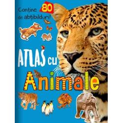Atlas cu animale Con&539;ine 80 de ab&355;ibilduri&nbsp;