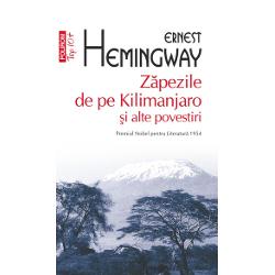 Traducere din limba englez&259; &537;i note de Ionu&539; ChivaZ&259;pezile de pe Kilimanjaro &351;i alte povestiri&nbsp;este o colec&355;ie de nara&355;iuni scurte cu un puternic caracter autobiografic av&acirc;nd ca subiect pasiunea real&259; a autorului pentru v&acirc;n&259;toare pescuit coride schi box safari precum &351;i experien&355;ele acestuia din timpul r&259;zboiului Referindu-se la povestirea care d&259; titlul acestui volum Hemingway 
