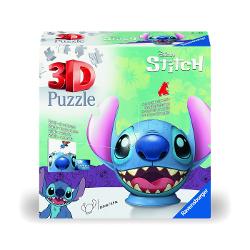 Creeaza constructii 3D unice cu puzzle&8209;urile 3D de la Ravensburger Descopera modul tridimensional de asamblare a puzzle&8209;urilor realizate din material plastic rigid care permite stabilitatea constructiei fara a folosi lipici Obiectele asamblate nu se desprind iar piesele se imbina ferm intre ele Materialul folosit pentru producerea elementelor este usor de curatat  este suficient sa folosesti o carpa umeda Globul Stitch este ideal pentru fanii acestui personaj Sfera cu acest 