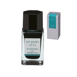 Cerneala pentru stilou&nbsp;Pilot Iroshizuku &bdquo;Sui-Gyoku&rdquo;&nbsp;&icirc;n varianta de 15 ml ofer&259; o nuan&539;&259; rafinat&259; de verde smarald inspirat&259; de claritatea &537;i luminozitatea pietrelor pre&539;ioase japoneze Numele colec&539;iei &bdquo;Iroshizuku&rdquo; combin&259; cuvintele japoneze&nbsp;&bdquo;iro&rdquo;&nbsp;culoare &537;i&nbsp;&bdquo;shizuku&rdquo;&nbsp;pic&259;tur&259; simboliz&acirc;nd diversitatea 