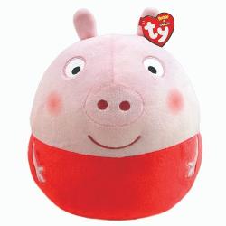 Jucarie de plus TY Squishy Beanies - PEPPA PIG 22 cm TY 39315