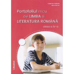 Portofoliul meu de limba si literatura romana pentru clasa a IV-a este cel mai bun instrument educational pentru elevi de a descoperi si fixa cunostintele specifice de limba romana si de a dezvolta abilitatile necesare comunicarii scrise si orale&nbsp;Caietul de lucru este structurat in unitati tematice si este plin de exercitii si aplicatii care consolideaza cunostintele pentru Evaluarea Nationala&nbsp;Cu ajutorul lui micutii invata sa descrie obiecte si fiinte din 