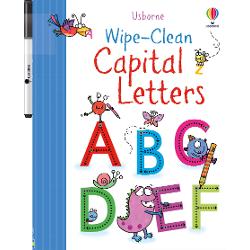 A wipe-clean book full of friendly monsters to help children learn to write capital letters Pen-control activities such as tracing the wings of a butterfly or drawing waves for monsters to surf on help children practise the shape of each letter and the special wipe-clean pen means activities can be done again and again