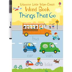 This fun book is a perfect way for young children to improve their language and writing skills Trace over 130 transport-themed words each accompanied by an image including a car ambulance helicopter and tractor With durable wipe-clean pages for endless practice and links to websites with advice and more reading and writing activities