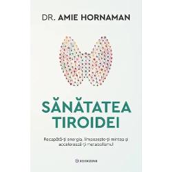 fl&259; cum s&259; &icirc;&539;i rezolvi problemele cu tiroida de la primele analize &537;i p&acirc;n&259; la primele schimb&259;ri reale O carte &icirc;n care dr Amie Hornaman le ofer&259; femeilor ceea ce sistemul medical conven&539;ional le-a refuzat aten&539;ie explica&539;ii &537;i solu&539;ii reale&nbsp;Zilnic milioane de femei sunt trimise acas&259; cu asigurarea c&259; analizele lor sunt normale Nimeni nu le explic&259; &icirc;ns&259; 
