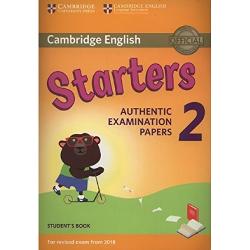 Cambridge English Young Learners 2 for Revised Exam from 2018 Starters Students BookBinding PaperbackDate Published 2018-01-11Authors Cambridge University PressCambridge English Young Learners 2 is official exam preparation material for the Cambridge English Qualifications for young learners from 2018 This collection of examination papers for Starters provides ideal exam practice It contains three full-colour test papers which contain engaging activities and 