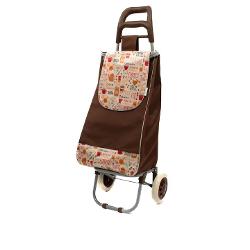 Master sacosa piata cu carucior  2 roti 38L maro A15279