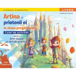 Imagina&539;ia nu are grani&539;e &ndash; mai ales atunci c&acirc;nd ai &icirc;n m&acirc;n&259; o foarfec&259; o pensul&259; &537;i o palet&259; de culori Caietul de Arte vizuale &537;i activit&259;&539;i practice pentru clasa preg&259;titoare &icirc;i invit&259; pe micii elevi s&259; p&259;&537;easc&259; &icirc;n &536;coala Artelix &ndash; un loc magic &icirc;n care fiecare pagin&259; este o nou&259; provocare creativ&259; Ghida&539;i de cei trei prieteni speciali 
