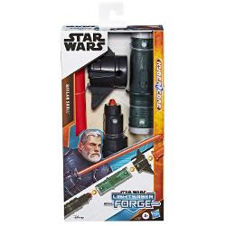 Copiii isi pot imagina propriile dueluri de rol cu sabiile laser Lightsaber Forge cu lame extensibile inspirate din Galaxia Star Wars Copiii cu varsta de 4 ani si peste pot crea o sabie laser si isi pot imagina batalii cu jucarii de rol personalizabile inspirate de armele Jedi si Sith din Galaxia Star Wars Foloseste lama capacul husa si miezul incluse pentru a crea o sabie laser si imagineaza-ti cum valorifica puterea Fortei in timp ce lupta in dueluri cu sabii laser Si cu piese 