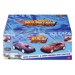 Pachetul de 2 masini cu cu sistem pull back de la Hot Wheels Speeders promit curse interesante Masinile pot fi trase inapoi si eliberate pe podele si covoare pentru o cursa interesanta Toate masinile la scara 143 ofera o caracteristica interactiva grozava de ex Rolomatice pentru usi clapete de portbagaj si capote care pot fi deschiseDecoratiunile detaliate fac ca inimile copiilor si colectionarilor sa bata mai repede Vehiculele Hot Wheels Speeders sunt un cadou grozav pentru copiii de la 