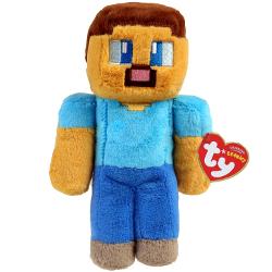 Jucarie de plus TY Beanie Babies - Steve din Minecraft 15 cm TY41745