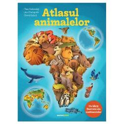 Porneste intr-o extraordinara calatorie in jurul lumii cu aceasta enciclopedie a animalelor de-a dreptul unica Uita hartile pe care le stiai si pregateste-te pentru o aventura in care continentele prind viata sub forma unor puzzle-uri originale cu animale Aceasta enciclopedie te va duce peste tot pe planeta noastra pe cai neconventionale scotand astfel la lumina incredibila diversitate a regatului animal Sa pornim