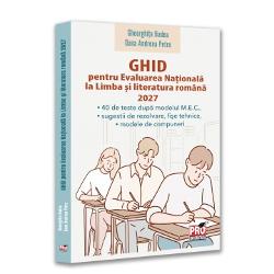 Cartea &bdquo;Ghid pentru Evaluarea Nationala la Limba si literatura romana 2027 40 de teste dupa modelul ME sugestii de rezolvare fise tehnice modele de compuneri&rdquo; am proiectat-o pentru pregatirea voastra suplimentara in vederea sustinerii examenului national la sfarsitul clasei a VIII-a si a obtinerii unor rezultate foarte buneCunoscand realitatea din clasa de elevi toate schimbarile ce vizeaza programa scolara precum si structura subiectului de evaluare ne-am 