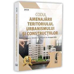 CODUL AMENAJARII TERITORIULUI URBANISMULUI SI CONSTRUCTIILOR AUGUST 2026&nbsp;Legea nr 1692026 &ndash; M Of nr 661 din 10 august 2026&nbsp;Asteptat de multa vreme Codul amenajarii teritoriului urbanismului si constructiilor august 2026 Legea nr 1692026 &ndash; M Of nr 661 din 10 august 2026 reglementeaza unitar doua mari domenii amenajarea teritoriului si urbanismul respectiv constructiileAstfel CARTEA I cuprinde dispozitii 