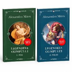 Descoper&259; lumea fascinant&259; a mitologiei grece&537;ti cu pachetul &bdquo;Legendele Olimpului&rdquo; de Alexandru Mitru care reune&537;te cele dou&259; volume &icirc;ndr&259;gite &bdquo;Zeii&rdquo; &537;i &bdquo;Eroii&rdquo;Scrise &icirc;ntr-un stil captivant &537;i u&537;or de urm&259;rit pove&537;tile &icirc;i poart&259; pe cititori printre zeii Olimpului eroi legendari aventuri spectaculoase &537;i lupte memorabile De la Zeus Atena &537;i Poseidon 