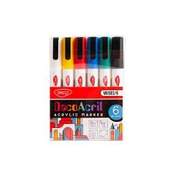 Set Markere Acrilice DACO &ndash; Culori Vibrante Rezistente la Ap&259; Pentru Orice Suprafe&539;e &ndash; Ideal pentru DIY Art&259; &537;i DecorDac&259; &icirc;&539;i place s&259; experimentezi cu culorile &537;i s&259; creezi pe o varietate de materiale setul de markere acrilice DACO este alegerea ideal&259; Perfecte pentru arti&537;ti pasiona&539;i de proiecte DIY designeri decorativi &537;i iubitori de handmade aceste markere &icirc;&539;i permit s&259; 