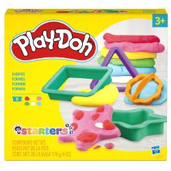 Setul Play-Doh Forme este ideal pentru primele activitati creative cu plastilina oferind copiilor posibilitatea de a modela presa si decupa diferite forme intr-un mod distractiv Setul include forme geometrice si accesorii de modelaj precum si plastilina Play-Doh in 6 culori cu o cantitate totala de 170 g Joaca ajuta la dezvoltarea creativitatii coordonarii mana-ochi si motricitatii fine incurajand copiii sa combine culorile si sa creeze propriile modele Recomandat copiilor cu varsta de 