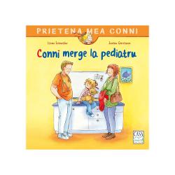 Conni afl&259; de la mama c&259; vor merge la pediatru pentru uncontrol medical Mama o l&259;mure&537;te c&259; pediatrul verific&259; dac&259;este complet s&259;n&259;toas&259; c&acirc;t de &icirc;nalt&259; este c&acirc;t c&acirc;nt&259;re&537;te &537;i celucruri &537;tie deja s&259; fac&259; Conni nu vrea s&259; mearg&259; la medicdar &icirc;n timpul consulta&539;iei se lini&537;te&537;te