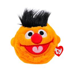 Jucarie de plus TY Beanie Bouncers - Sesame Street ERNIE 10 cm TY83135