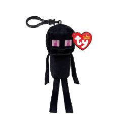 Jucarie de plus TY Beanie Babies - Minecraft ENDERMAN Clip 12 cm TY34021