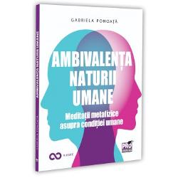 Ambivalen&539;a naturii umane nu este o constatare psihologic&259; sau moral&259; ci o structur&259; fundamental&259; a existen&539;ei &Icirc;n aceast&259; lucrare ambivalen&539;a naturii umane devine firul ro&537;u al reflec&539;iilor de la egoism la altruism trec&acirc;nd prin ra&539;iune &537;i pasiuni via&539;&259; &537;i moarte r&259;zboi &537;i pace p&acirc;n&259; la tensiunea ultim&259; dintre Dumnezeu &537;i crea&539;iile omului &icirc;n epoca 