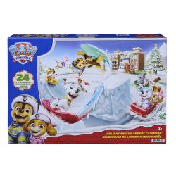 Pregateste-te pentru 24 de zile de surprize si aventuri de iarna alaturi de personajele indragite din Patrula Catelusilor Calendarul Advent Salvare de Sarbatori ascunde in fiecare compartiment cate o surpriza tematica perfecta pentru a crea zi de zi noi scene de joaca inspirate de atmosfera sarbatorilor Copiii pot descoperi figurine si accesorii festive si pot recrea misiuni de salvare pline de actiune in decoruri de iarna Fiecare zi aduce un nou element de colectat transformand 