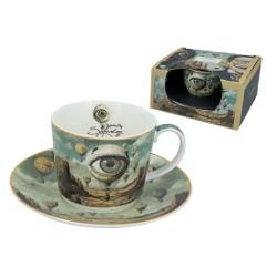 Transform&259; fiecare pauz&259; de cafea sau ceai &icirc;ntr-o experien&539;&259; artistic&259; deosebit&259; cu aceast&259; elegant&259; cea&537;c&259; din por&539;elan cu farfurioar&259; inspirat&259; de universul suprarealist al lui Salvador Dal&iacute;Designul original inspirat de picturile celebrului artist spaniol aduce &icirc;n prim-plan imagina&539;ia misterul &537;i 