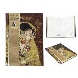 Bloc notes Klimt &ndash; S&259;rutul The Kiss 21 x 14 cm 80 de pagini dictandoAdaug&259; un strop de art&259; &537;i romantism noti&539;elor tale cu acest elegant bloc notes inspirat de celebra pictur&259; &bdquo;S&259;rutul&rdquo; The Kiss de Gustav KlimtCu un design artistic deosebit inspirat de una dintre cele mai cunoscute opere ale pictorului austriac bloc 