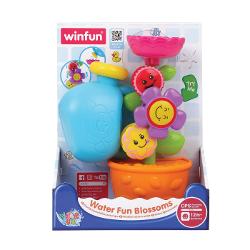 Water Fun Floare Jucarie De Baie este o jucarie interactiva pentru baie conceputa pentru a transforma timpul petrecut in apa intr-o activitate distractiva Setul include flori pentru joaca in apa si o stropitoare Copilul poate turna apa in floarea din partea superioara iar mecanismul pune florile in miscare si le face sa se roteasca Jucaria se fixeaza simplu pe cada sau pe faianta cu ajutorul ventuzei si este usor de golit dupa utilizare pentru o curatare si intretinere usoara Recomandata 
