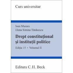 Manualul de drept constitutional si institutii politice al profesorilor Ioan Muraru si Simina Tanasescu constituie unul din reperele clasice ale literaturii de specialitate din Romania Prin continutul sau si maniera de abordare manualul se adreseaza tuturor celor interesati de incadrarea juridica a fenomenului politic din tara noastra in primul rand studentilor din invatamantul juridic dar si practicienilor dreptului jurnalistilor din presa scrisa si vorbita si nu in ultimul rand 