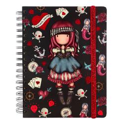 Agenda cu spira mare Gorjuss Mary RoseFii creativ cu aceasta&nbsp;Agenda cu spira mare Gorjuss Mary Rose&nbsp;Cu un amestec de pagini liniate si simple lasati-va imaginatia sa se elibereze160 de pagini liniate160 de pagini simpleInchidere elasticaDimensiuni 20 x 24 x 3 cmColectie Pirates