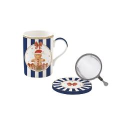 Bucur&259;-te de magia s&259;rb&259;torilor de iarn&259; cu aceast&259; can&259; elegant&259; din por&539;elan din colec&539;ia Cozy Christmas de la Easy Life Cu un design festiv decorat &icirc;n culori tradi&539;ionale de Cr&259;ciun cana este perfect&259; pentru momentele de relaxare al&259;turi de un ceai cald &537;i aromatRealizat&259; din por&539;elan cana este 