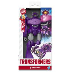 Descopera universul spectaculos Transformers cu robotul convertibil 2 in 1 de la Hasbro o jucarie de actiune care le permite copiilor sa transforme un robot intr-un vehicul si invers Inspirata din celebra serie Transformers figurina are un design detaliat cu elemente mecanice si articulatii mobile fiind ideala pentru recrearea confruntarilor dintre Autoboti si Decepticoni Transformarea se realizeaza manual in doar 6 pasi oferind o experienta interactiva care stimuleaza imaginatia 