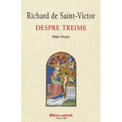 Traducere din limba latina de Mihnea MoroianuStudiu introductiv note tabel cronologic si bibliografie de Bogdan GligorO capodopera a teologiei medievale in care ratiunea si iubirea se unesc pentru a patrunde cel mai mare mister al credintei crestineCautand sa aduca la o forma recepta doctrina trinitara latina din ultima jumatate a secolului al XII-lea Richard de Saint-Victor ajunge la consistente inovatii filosofice prin articularea unui subiect cunoscator in 