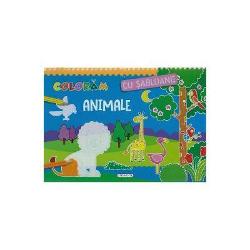 Foloseste unul dintre sabloanele incluse pentru a desena conturul animalului favorit pe una din cele 16 pagini cu decor din carte Ai grija sa plasezi animalul in mediul potrivit padure jungla savana ocean etc Apoi coloreaza pagina Editura GirasolAn aparitiei 2020Format 22 x 30 cmTip 