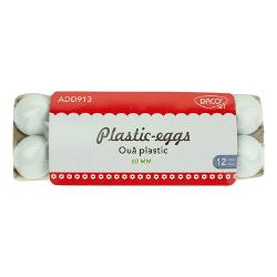 Pregateste-te din timp pentru sarbatorile de Paste si decoreaza alaturi de familie ouale de PasteSetul contine12 oua din plastic de 6 cm12 suporti hartie1 suport scufundare
