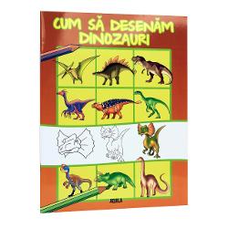 Aceast&259; carte le arat&259; copiilor cum s&259; deseneze dinozauri doar cu ajutorului creionului Cu ajutorul acestei c&259;r&355;i pân&259; &351;i cei mai pu&355;in talenta&355;i la desen se pot descurca destul de u&351;or