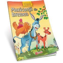 Muzicantii din Bremen Povesti clasice - carte de colorat