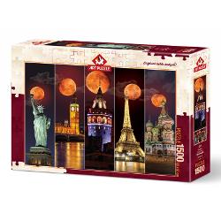 Prin acest superb puzzle 1500 piese Blood Moon pasesti in taramul hobby-ului Mai mult daca ai o problema si vrei sa gasesti o rezolvare rapida primul pas este relaxarea Puzzle-ul ajuta la rezolvarea problemelor Cum Prin relaxare concentrare pe o tema care nu are nici o legatura cu subiectul tau si prin construirea de noi retele neuronale cand te concentrezi in sortarea si potrivirea pieselor de puzzle Succesul finalizarii atrage mai multa incredere in propria judecata Te-am convins 