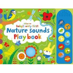 Babies will love looking at the bright pictures listening to the sounds lifting the flaps and running their fingers over the touch-feely patches in this delightful book They can match the sound buttons to the pictures to hear gentle music and ten different animal sounds including an owl hooting bees buzzing and a frog croaking