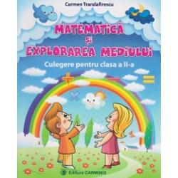 Culegerea Matematica si explorarea mediului pentru clasa a II-a este elaborata conform programei scolare in vigoare aprobata de MEN prin ordinul 341819 03 2013Lucrarea respecta succesiunea temelor de matematica si explorarea mediului din manual si este utila atat elevilor cat si cadrelor didactice si parintilor Continuturile culegerii sunt ordonate progresiv pe niveluri diferite de dificultate avand rolul de a dezvolta competentele specifice dar si 