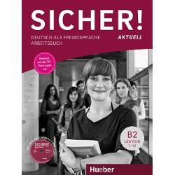 Sicher aktuell ist die Aktualisierung des bestehenden Lehrwerks Sicher mit Fokus auf die geänderten Prüfungsformate des neuen Goethe-Zertifikats B2 ab Januar 2019 sowie der Prüfungen Telc B2 Telc B1-B2 Beruf und ÖSD ZB2 Zahlreiche neue Aufgaben decken die geänderten Prüfungsformate dieser vier Prüfungen ab Im Anhang findet sich eine detaillierte Übersicht aller im 