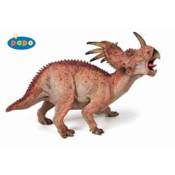 Figurina Papo-Dinozaur StyracosaurusJucarie educationala realizata manual excelent pictata si poate fi colectionata de catre copii sau adaugata la seturile de joaca cum ar fi animale preistoriceetcUn excelent stimulent pentru a extinde imaginatia copiilor dezvoltand multe oportunitati de joacaNu contine substante toxiceVarsta 3 ani