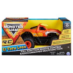 Monster Jam El Toro Loco RC Dezlantuiti fiara pentru a efectua cascadorii epice accidente nebune si salturi spectaculoase Dispunand de o frecventa de 24 GHz este chiar mai usor sa gazduiti propriul dvs raliu Monster Jam cu prietenii Cu o raza de pana la 75 metri Acesta masinuta poate descoperi si arunca orice in calea ei Nimic nu o va opri din dominarea circuitului Monster Jam &Icircn mod autentic aceasta masinuta cu radiocomanda El Toro Loco la scara 124 vine cu anvelopele 