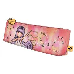 Penarul Gorjuss Melodies Little Dancer&nbsp;este confectionat din materiale durabile si rezistente captusit cu celebrele dungi specifice colectiilor&nbsp;Santoro-GorjussSe inchide cu un fermoar rezistent accesorizat cu cheita in forma de inimioara in tonuri de galbenPenarul Gorjuss Melodies Little Dancer&nbsp;este dedicat in special copiilor insa si adultilor le este de folos ajutand la organizarea 