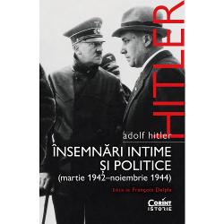 Primul volum al Însemn&259;rilor intime &537;i politice a fost consacrat perioadei cuprinse între iulie 1941 &537;i martie 1942 În acele aproximativ nou&259; luni conflagra&539;ia a c&259;p&259;tat o anvergur&259; mondial&259; dictatorul german reafirmându-&537;i de nenum&259;rate ori hot&259;rârea de a-&537;i duce la îndeplinire planul imperialist &537;i punând la punct în secret a&537;a-numita Solu&539;ie 